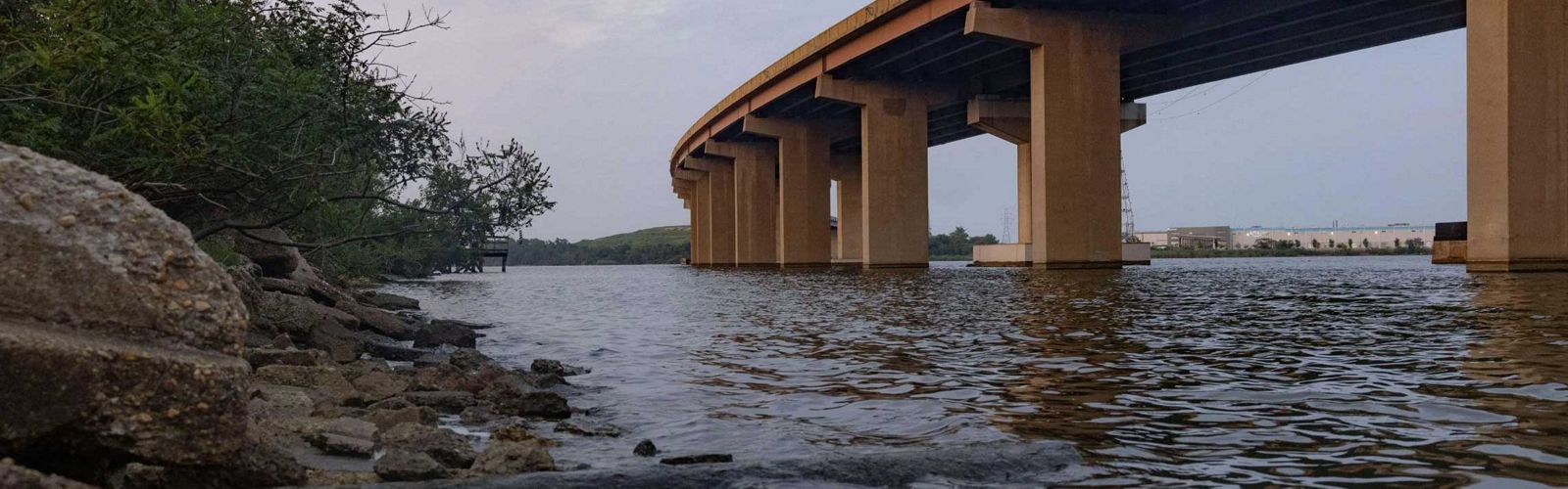 water under a bridge.