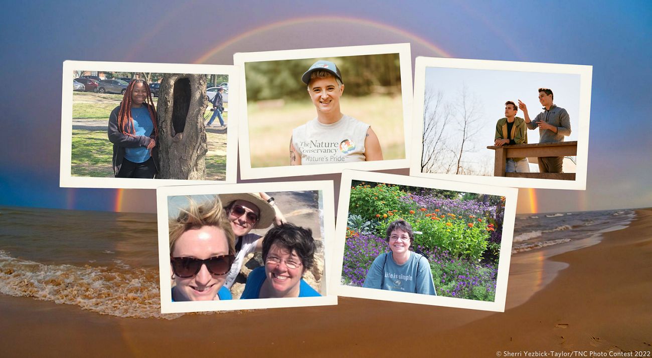 A collage of photos of five people featured in the following story.
